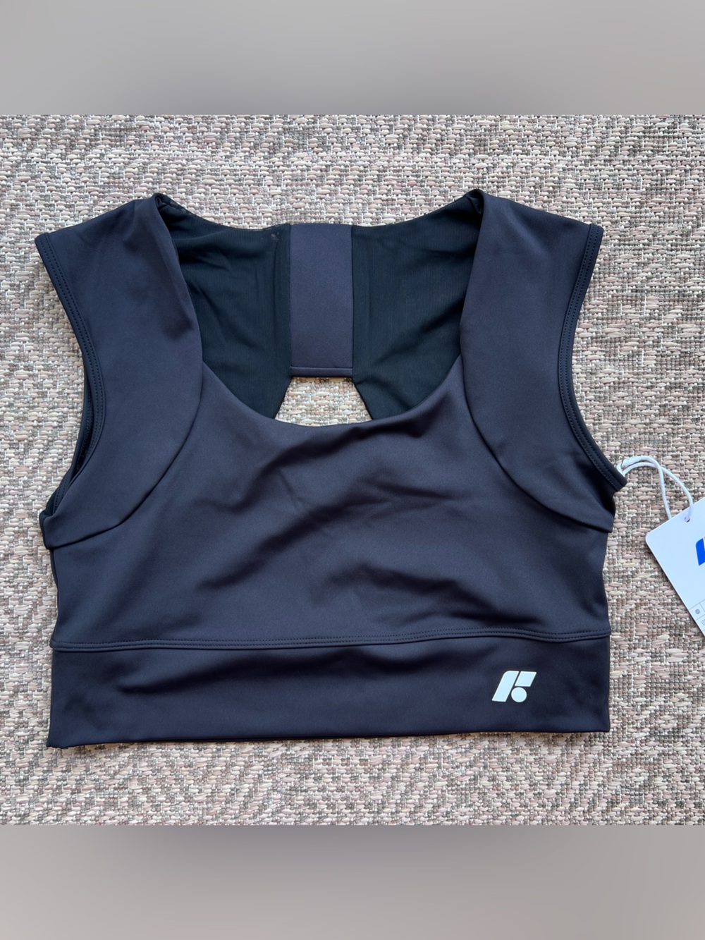 Forme Power Bra XXL NWT Black Posture Correcting Support Sports Bra Activewear